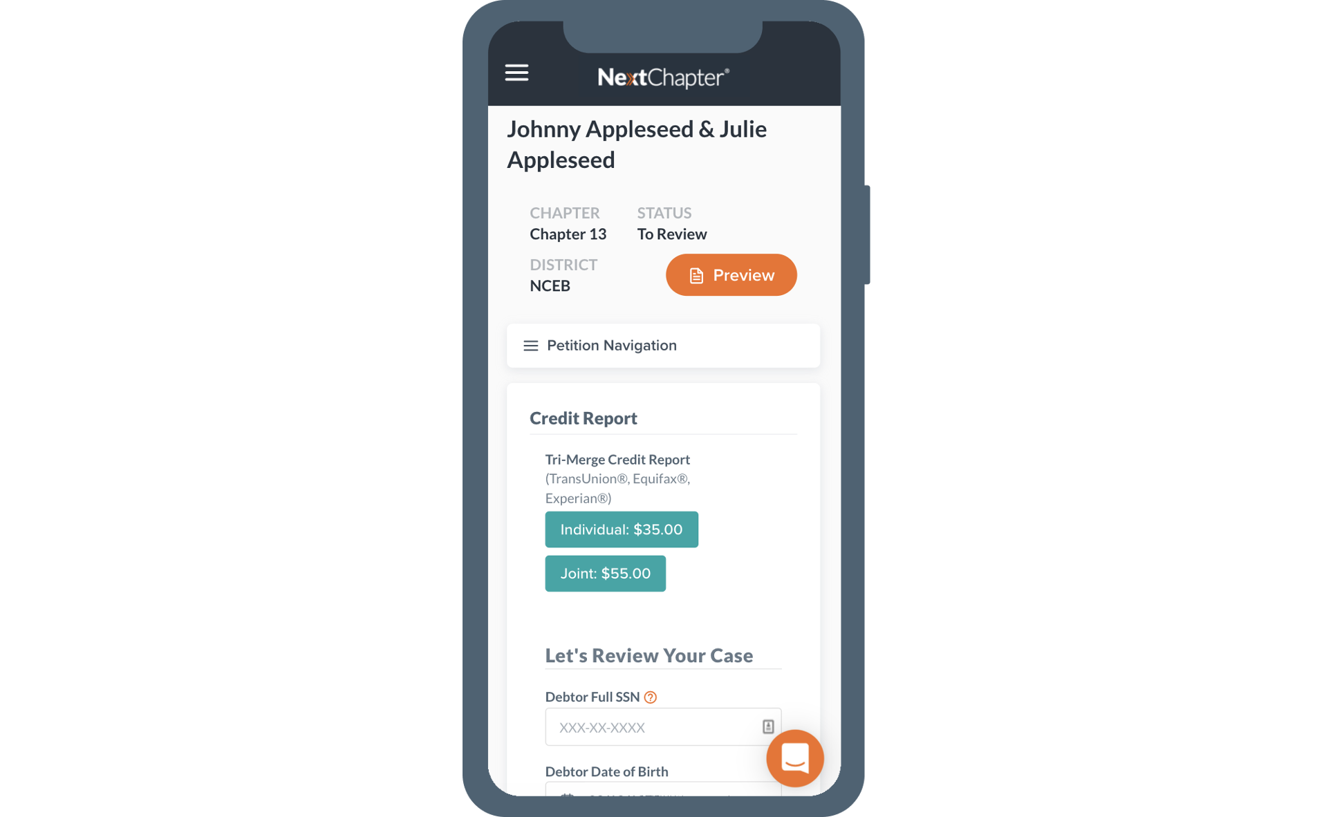 Import Bankruptcy Credit Reports NextChapter